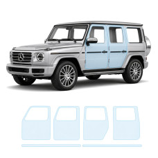 Антигравийная защитная бронепленка по лекалам для Mercedes-Benz G-Class W463 2018- зоны дверей и стойки окон