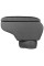 Підлокітник модельний Armrest для Renault Lodgy / Dokker 12-відкидний Чорний