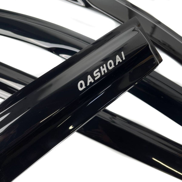 Дефлекторы окон ветровики Acrylic для Nissan Qashqai 2007-2014 Гибкие