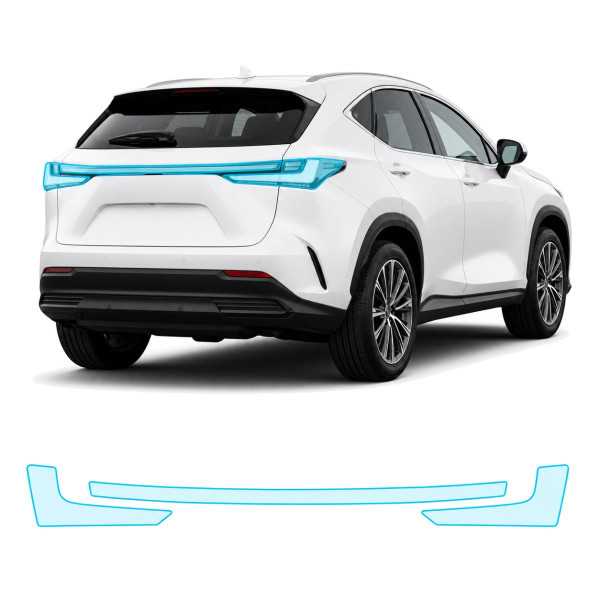Антигравийная защитная бронепленка по лекалам для Lexus NX AZ20 2021- задние фонари стопы