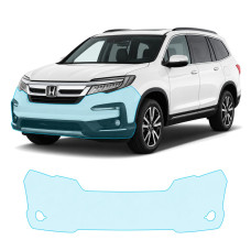 Антигравийная защитная бронепленка по лекалам для Honda Pilot III facelift 2019-2022 - передний бампер