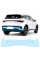 Антигравійна захисна бронеплівка за лекалами для BYD Atto 3 (Yuan Plus) I facelift 2025- задній бампер