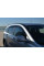 Дефлекторы окон ветровики Honda CR-V 2007-2012 4 двери Хром молдинг