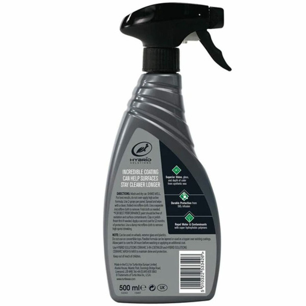 Керамічний полімер для захисту кузова Turtle Wax Hybrid Solutions Ceramic Spray Coating 500 мл (53353)