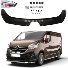 Дефлектор капота мухобойка для Renault Trafic 2014- (Vip Tuning) RL56