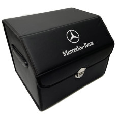 Органайзер саквояж у багажник Mercedes-Benz 38 x 31 x 29 см Еко-шкіра Чорний 1 шт