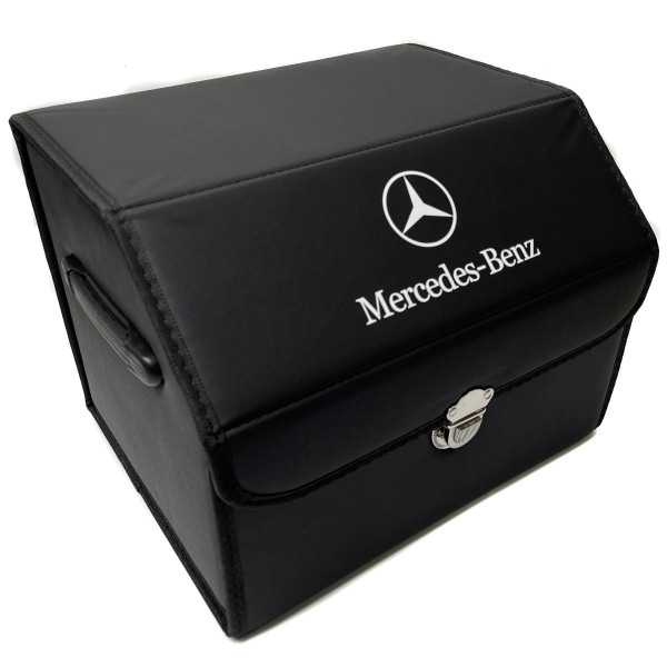 Органайзер саквояж в багажник Mercedes-Benz 38 x 31 x 29 см Эко-кожа Черный 1 шт