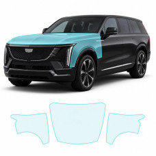 Антигравийная защитная бронепленка по лекалам для Cadillac Vistiq EV 2025- капот и передние крылья