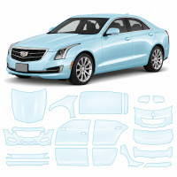 Антигравийная защитная бронепленка по лекалам для Cadillac ATS I 2013-2019 - полный кузов