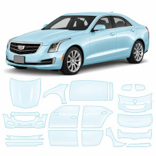 Антигравійна захисна бронеплівка за лекалами для Cadillac ATS I 2013-2019 - повний кузов