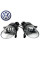 Протитуманні фари LED Volkswagen 45W W/Y (Passat B6 B7 Transporter T6 Amarok)