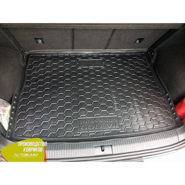 Автомобильный коврик в багажник Volkswagen Golf 7 Sportsvan 2013-
