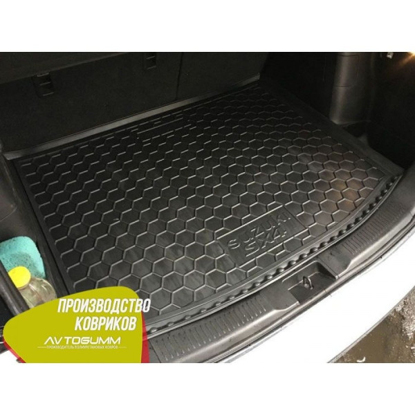 Автомобільний килимок в багажник Suzuki SX4 2014 - верхня полиця / Гумовий (Avto-Gumm)