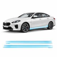 Антигравийная защитная бронепленка по лекалам для BMW 2 Series Gran Coupe F74 2025- нижняя зона кузова пороги