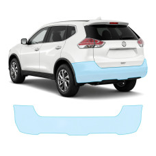 Антигравійна захисна бронеплівка за лекалами для Nissan Rogue / X-Trail T32 2014-2017 - задній бампер