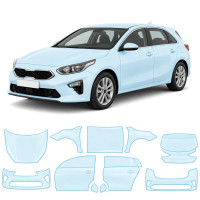 Антигравійна захисна бронеплівка за лекалами для Kia Ceed CD 2018-2021 - повний кузов