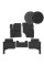 Ворсовые коврики для Porsche Cayenne 2003-2010 с подпятником 5 шт (Carrera)