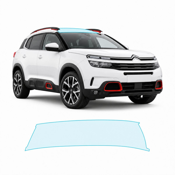 Антигравійна захисна бронеплівка за лекалами для Citroen C5 Aircross I 2017-2021 - зона даху