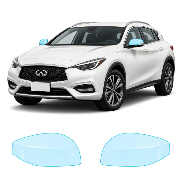 Антигравийная защитная бронепленка по лекалам для Infiniti QX30 H15 2016-2019 - зеркала
