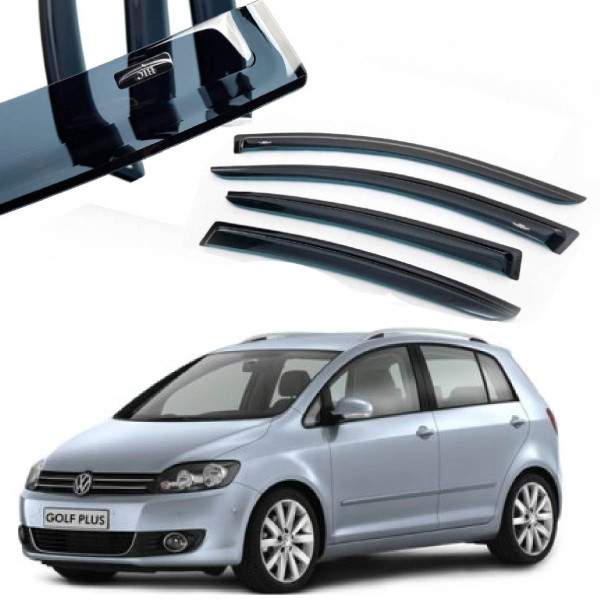 Дефлектори вікон вітровики Volkswagen Golf 5 plus 2004-2014 (VW12)