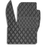 Водительский коврик Ford Kuga 2008-2012 Экокожа с подпятником 1 шт (Rombus)