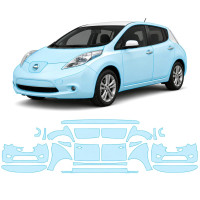 Антигравийная защитная бронепленка по лекалам для Nissan Leaf ZE0/ZE1 2010-2017 - полный кузов