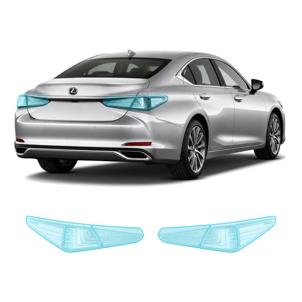 Антигравийная защитная бронепленка по лекалам для Lexus ES XV70 2018- задние фонари стопы