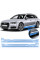 Антигравійна захисна бронеплівка за лекалами для Audi A4 B9 2015-2019 - нижня зона кузова
