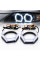 LED Маска Ангельські очі 3" D76 мм 12V 6000K Стиль BMW Білий Світло 2 шт (R8-V)