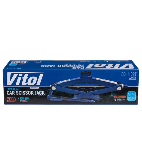 Домкрат механічний ромбоподібний Vitol 2 т (ST-113/ДВ-1132T)