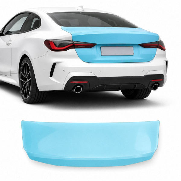Антигравійна захисна бронеплівка за лекалами для BMW 4 Series G22 2020-2024 - зона кришки багажника