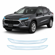 Антигравійна захисна бронеплівка за лекалами для Chevrolet Trax II 2024- оптика (фари та ПТФ)