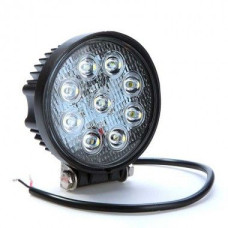 Додаткова LED фара Лідер / Ø115x55 mm / 27W / 3W * 9 / 10-30V / Далеке світло 1 шт
