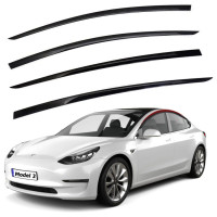 Дефлектори вікон вітровики Benke для Tesla Model 3 2017- Premium (BTSM31923)