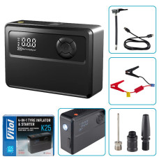 Автомобільний компресор Vitol 4в1 14.8V 22.2wh 6000mAh (K-25)