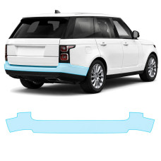 Антигравийная защитная бронепленка по лекалам для Land Rover Range Rover L405 facelift 2018-2022 - задний бампер