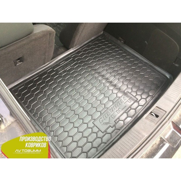 Автомобильный коврик в багажник Chevrolet Volt 2010- / Резиновый (Avto-Gumm)
