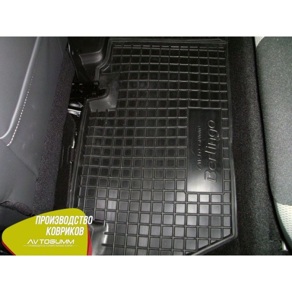 Автомобільні килимки в салон Citroen Berlingo 08-/Peugeot Partner 08- (Avto-Gumm)