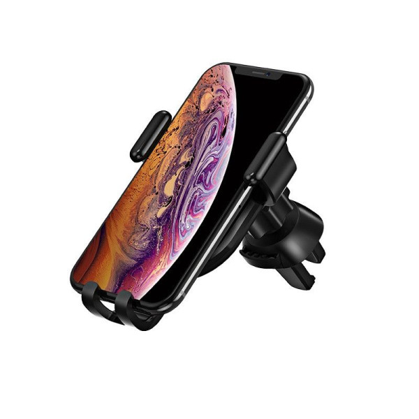 Автодержатель для телефона зажим под весом BOROFONE BH11 Air outlet gravity Black