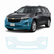 Антигравійна захисна бронеплівка за лекалами для Chevrolet Equinox IV 2021- передній бампер