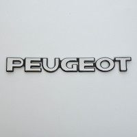 Емблема напис Peugeot 280 x 33 мм старий скотч