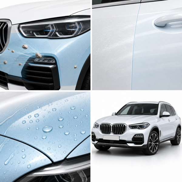 Антигравийная защитная бронепленка по лекалам для BMW X5 G05 2018-2023 - полный кузов