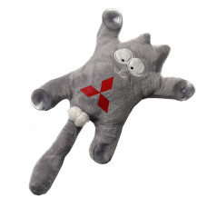 Игрушка на присоске Кот Саймон Mitsubishi Серый