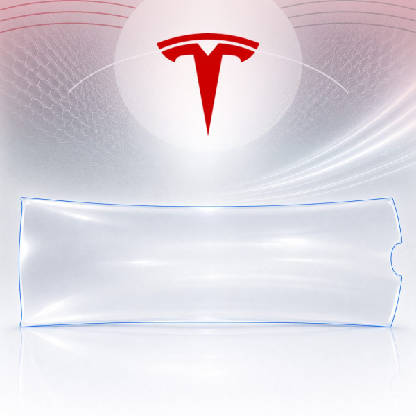 Антигравійна захисна бронеплівка за лекалами для Tesla Model S II facelift 2021- зона даху