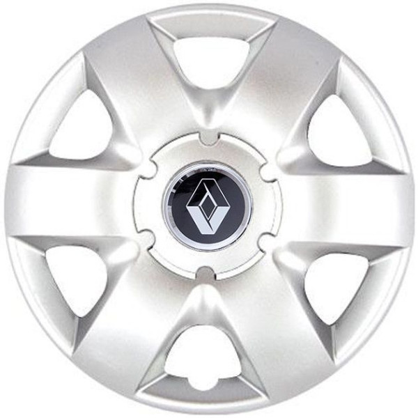 Ковпак колеса з емблемою Renault SKS215 R14 сірий з логотипом на вибір 4 шт
