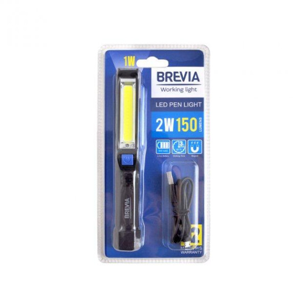 Ліхтар перенесення для СТО Brevia Led 2W COB 150 lm 900mAh (11220)