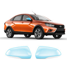 Антигравійна захисна бронеплівка за лекалами для LADA Vesta Cross 2180 2018-2022 - дзеркала