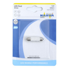 Світлодіод 12V 38mm T11 1SMD білий 1шт