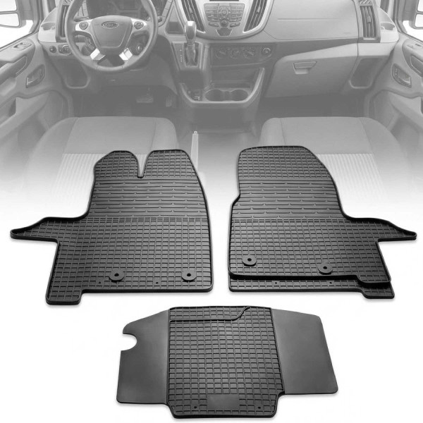 Автомобильные коврики в салон для Ford Tourneo Custom 2012- 3 шт