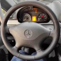 Чохол Обплетення Керма для Mercedes Sprinter / Vito VW Crafter 2006-2015 Шкіра (Модельна Викрійка) №78